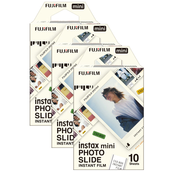 Fujifilm Instax Mini Instant Photo Film - Photo Slide, 30 Shot Pack