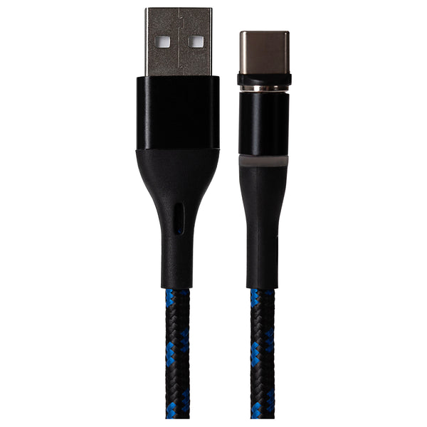 Maplin USB-A to USB-C Magnetic Detatchable Connector Illuminated Gaming Braided Cable 3m