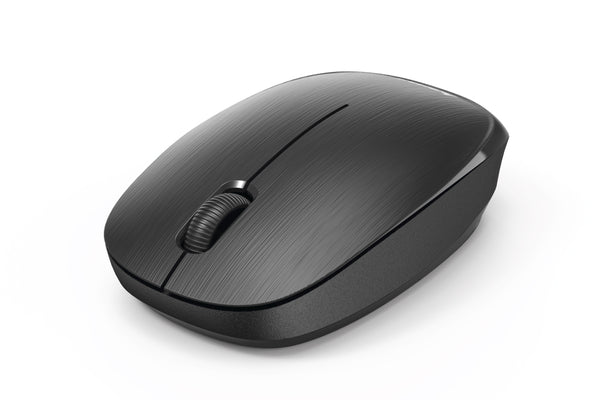 Maplin 3 Button Wireless Optical Mouse with USB-A Dongle Receiver - Black