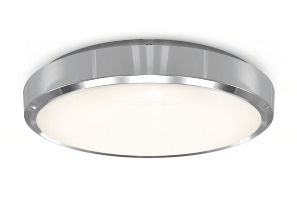 4lite IP54 Surface Circular Wall/Ceiling LED Light - Chrome