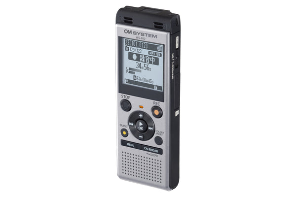 OM System WS-882 Digital Voice Recorder - Silver