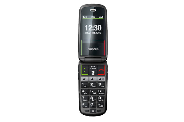 Emporia V99 SELECT 3G Clamshell Mobile Phone with Extra Large Keys & Colour Screen - Black