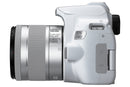 Canon EOS 250D White SLR Camera Kit inc 18-55mm IS STM Lens, Sandisk 32GB SD Card, Neck Strap & Bag