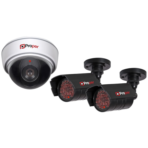 Maplin Proper Imitation Security Camera Kit inc 1x Dome Camera 2x IR Cameras
