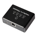 Maplin RJ45 Splitter Ethernet Gigabit LAN Adapter 1 Port In 4 Ports Out 1 up to 100m