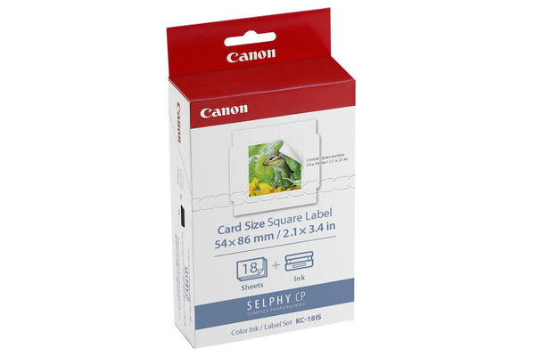 Canon KC-18IS SELPHY Square Format Paper for CP Series Printers