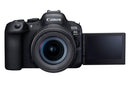 Canon EOS R6 MK II Camera Kit inc RF24-105 F4-7.1 IS STM Lens, Additional LP-EP6 Battery, 128GB SD Card & Neck Strap