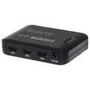 Maplin HDMI Switch 3 Ports In 1 Port Out Ultra HD 4K@60Hz with Remote Control