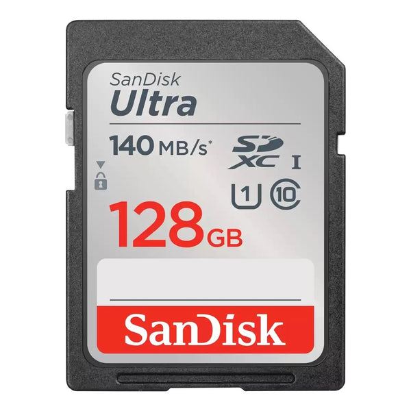 SanDisk 128GB Ultra SDXC Class 10 UHS-I Card 140MB/s Class 1 (U1)