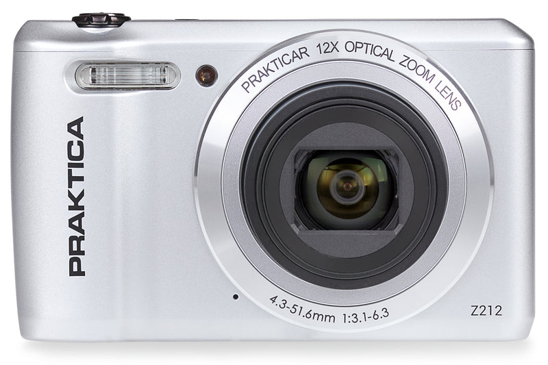 PRAKTICA Luxmedia Z212 20MP 12x Zoom Compact Camera - Silver