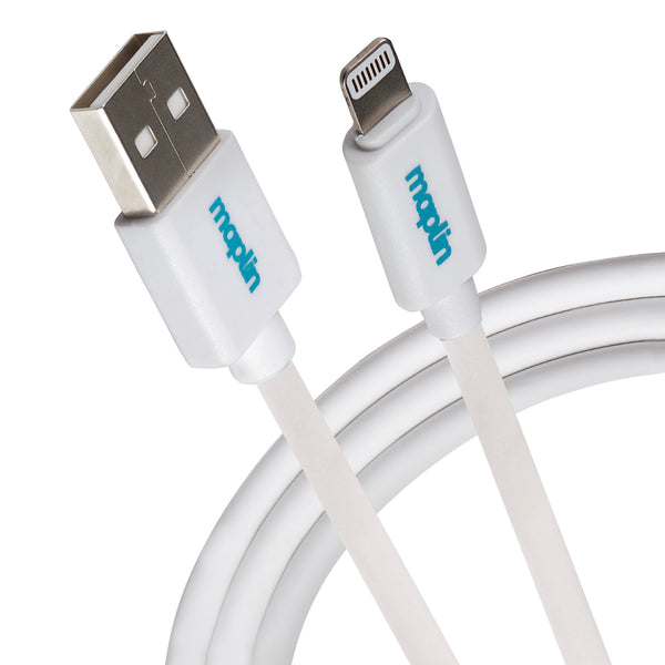 Maplin USB-A to Lightning Connector Cable 12W 1.5m White