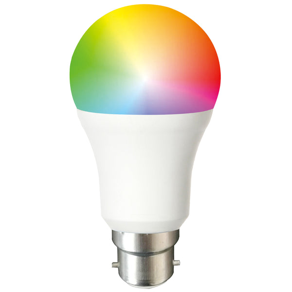 Maplin LyvEco 60 LED Smart Bulb Colour Dimmable WiFi B22 Bayonet