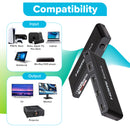 Maplin HDMI Switch 3 Ports In 1 Port Out Ultra HD 4K@30Hz with Remote Control
