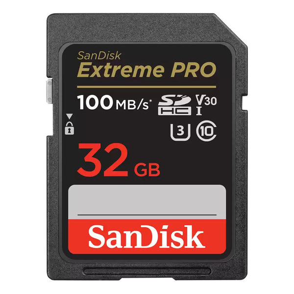 SanDisk 32GB Extreme Pro SDHC Class 10 UHS-I Card 100 MB/s, 90 MB/s