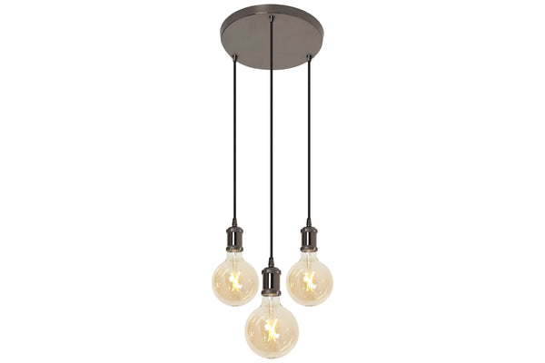 4lite Decorative 3 Light Circular Ceiling Pendant