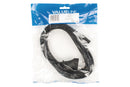 Maplin Power Lead IEC C7 fig 8 2 pin plug to Euro 2 Pin Plug 5m (Not Fused)
