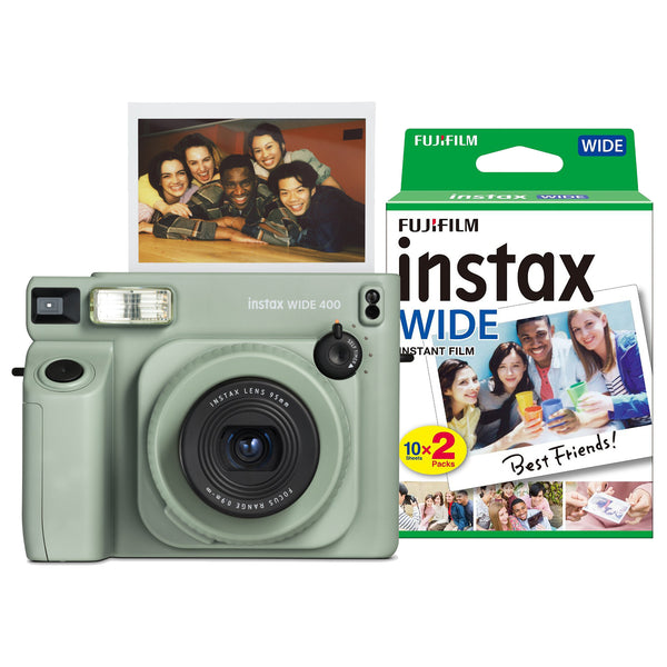 Fujifilm Instax Wide 400 EX D Instant Camera - Sage Green