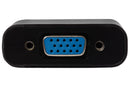 Maplin Mini HDMI Male to VGA Female + 3.5mm Audio Jack Port Adapter 0.15m Cable