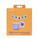 Fujifilm Instax Mini 12 Accessory Kit with Case, Photo Album, Hanging Cards & Pegs