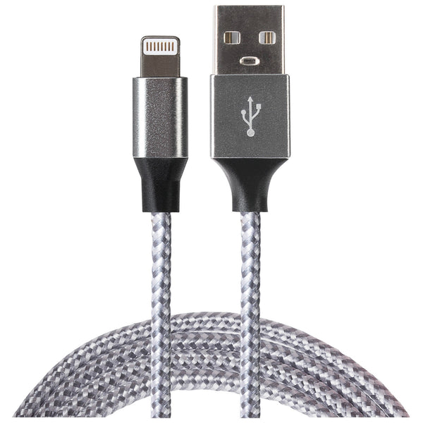 Maplin USB-A to Lightning Connector Cable Braided 12W 1m Retail Packaging