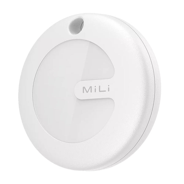 MiLi MiTag Item Locator Keyring Apple/Android "Find My" Compatible with Case - miliWhite