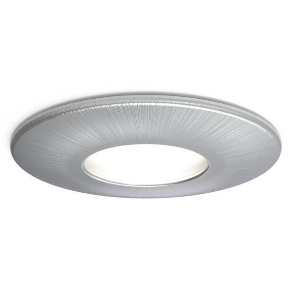 4lite IP20 GU10 Fire-Rated Downlight - Satin Chrome