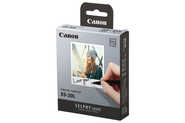 Canon XS-20L 2.7" x 2.7" Square Photo Paper for QX10 Printer - 20 Shots