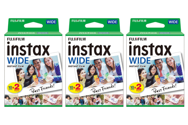 Fujifilm Instax Wide Picture Format Instant Photo Film - White