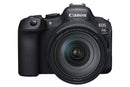 Canon EOS R6 Mark II Camera Kit inc RF 24-105 F4L IS USM Lens, Additional LP-EP6 Battery, 128Gb SD Card & Neck Strap