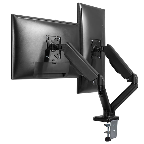 ProperAV Desk Monitor Mount Dual Articulated Swing Arms 17''- 32'' VESA Max 100x100