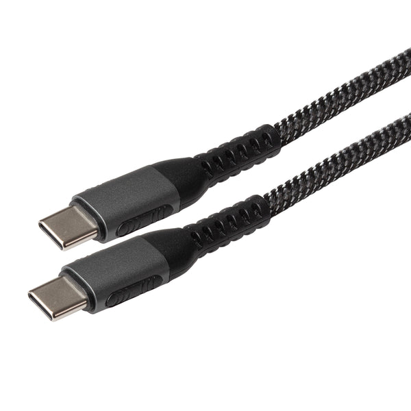 Maplin USB-C to USB-C Cable Braided 60W PD