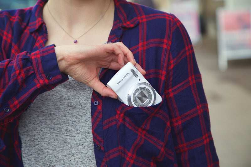 PRAKTICA Luxmedia Z212 20MP 12x Zoom Compact Camera - Silver