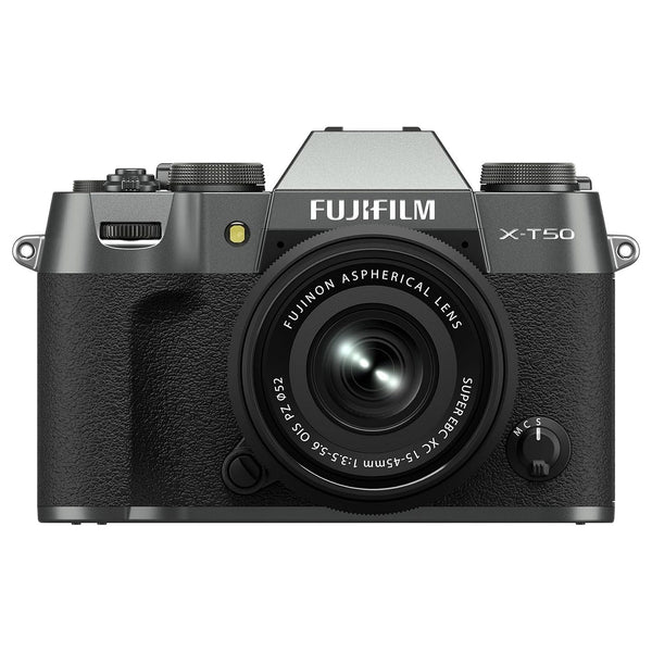 Fujifilm X-T50 Mirrorless Digital Camera - Charcoal Silver