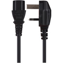 Maplin Power Lead IEC C13 Female Plug to UK 3 Pin Mains Plug - 3m, 13 Amp Fuse