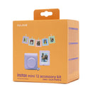 Fujifilm Instax Mini 12 Accessory Kit with Case, Photo Album, Hanging Cards & Pegs