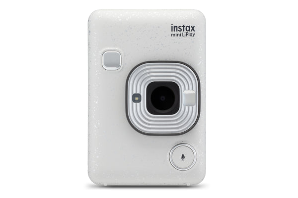 Fujifilm Instax Mini LiPlay Hybrid Instant Camera - Stone White