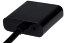 Maplin Mini HDMI Male to VGA Female + 3.5mm Audio Jack Port Adapter 0.15m Cable
