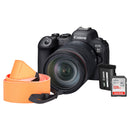 Canon EOS R6 Mark II Camera Kit inc RF 24-105 F4L IS USM Lens, Additional LP-EP6 Battery, 128Gb SD Card & Neck Strap