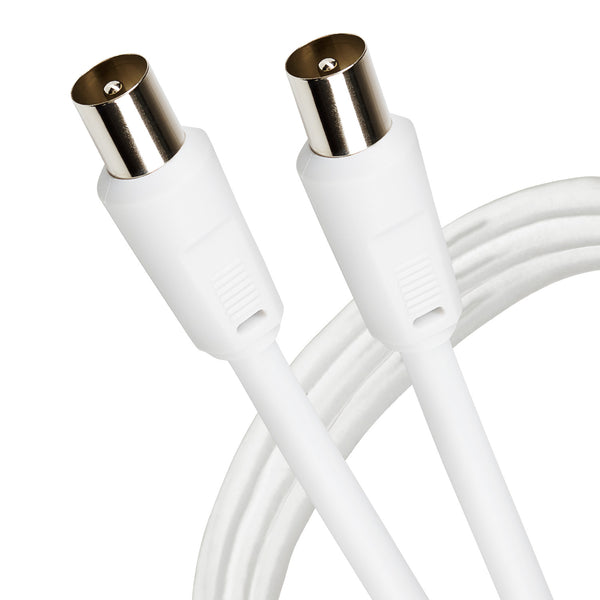 Maplin RF Male to RF Male Connector TV Aerial Coaxial Cable