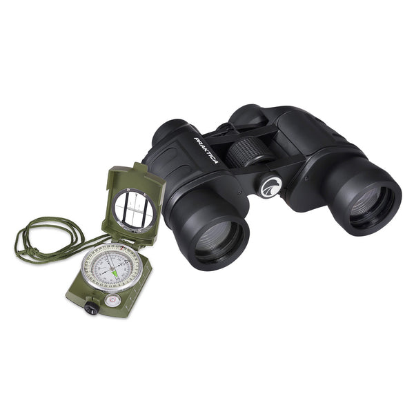 PRAKTICA Falcon 8x40mm Wide Angle Porro Prism Field Binoculars - Black