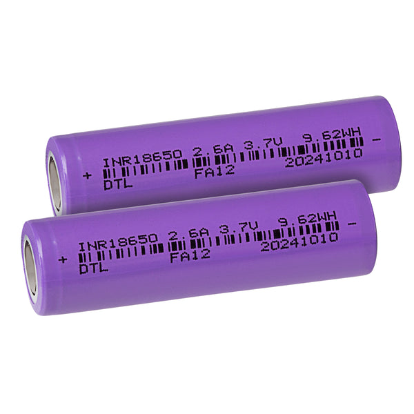 Maplin 18650/R280 2600mAh Flat Tip Rechargeable Lithium Battery