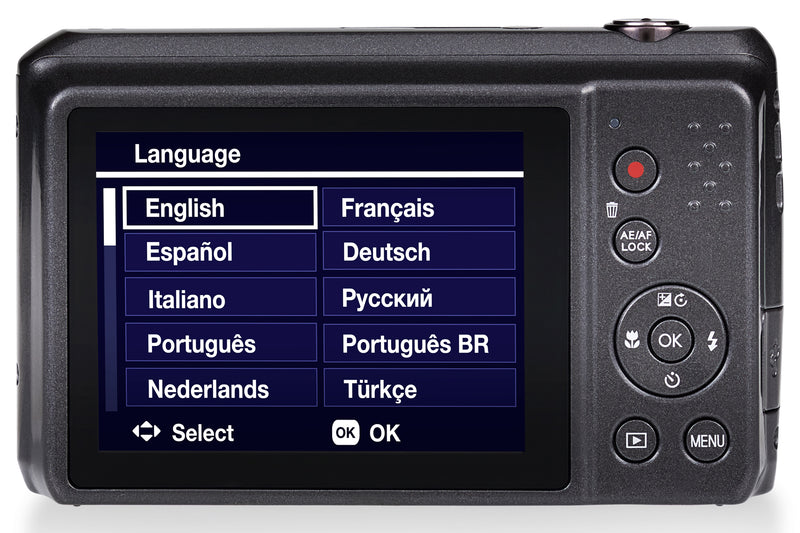PRAKTICA Luxmedia Z212 20MP 12x Zoom Compact Camera - Graphite
