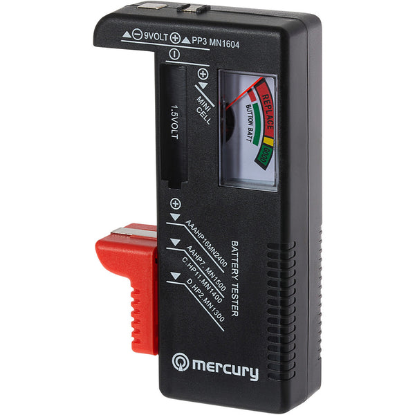 Maplin Universal Analogue Battery Tester for AA, AAA, C, D, 9V PP3 & Coin Button Cells