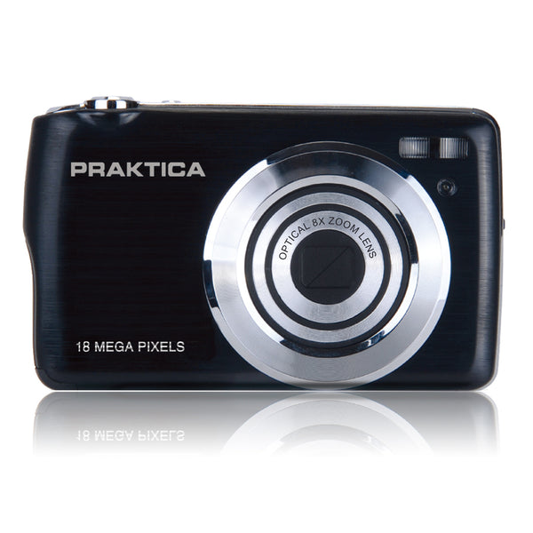 PRAKTICA Compact Digital Camera 18MP 8x Optical Zoom Entry Level Black