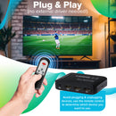 Maplin HDMI Switch 5 Ports In 1 Port Out Ultra HD 4K@60Hz with Remote Control