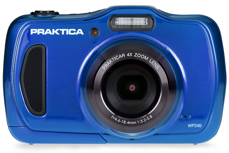 PRAKTICA Luxmedia WP240 20MP 4x Zoom Waterproof Compact Camera - Blue