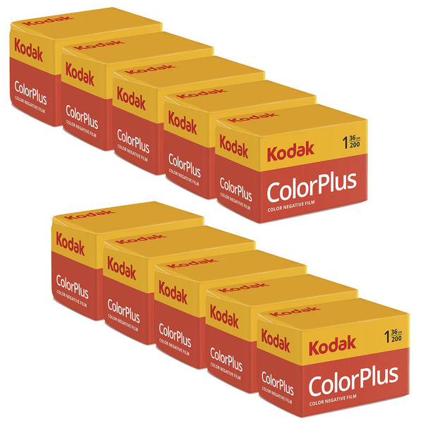 Kodak Color Plus 200 135 Film 36 Exposure - Pack of 10