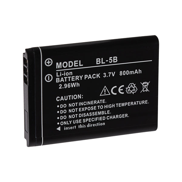 PRAKTICA BL-5B 800mAh Lithium-ion Rechargeable Battery for BX-D18