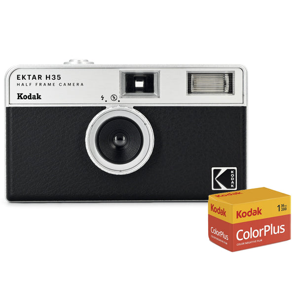 Kodak Ektar H35 Film Camera with 36 Exposure Film Pack - Black