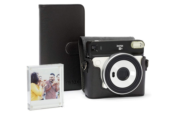 Fujifilm Instax SQ6 Accessory Kit with Case, Album & Photo Frame - Black